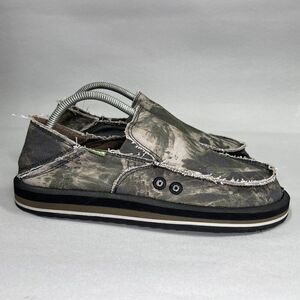Sanuk‎ Men's Size 8 Vagabond Soft Top Tie Dye Slip On Loafers